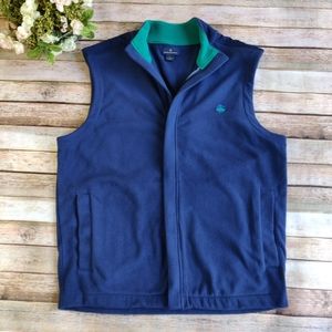 brooks vest mens blue